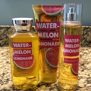 Bath&Body Watermelon Lemonade wash, cream and mist